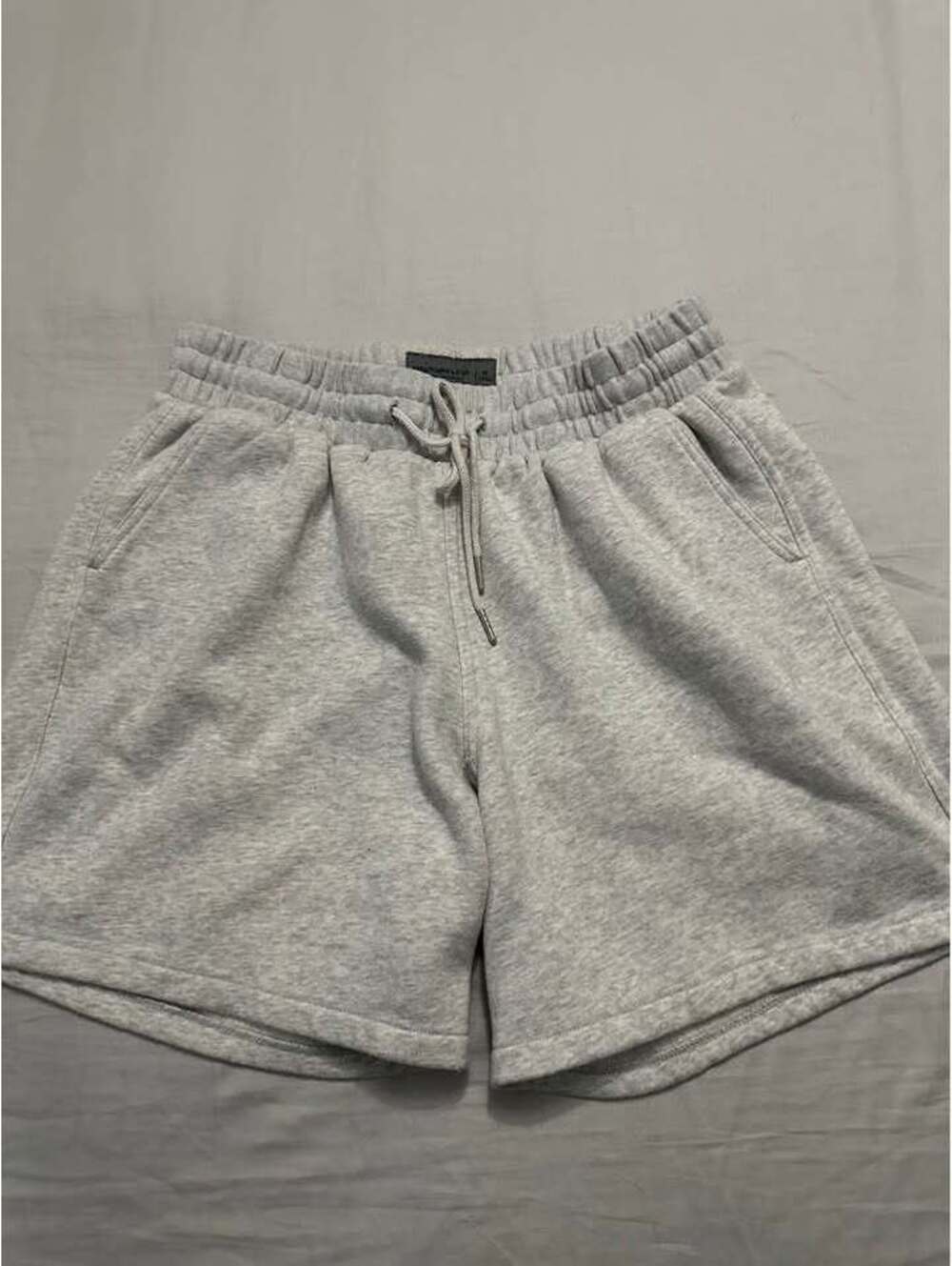 Abercrombie & Fitch Soft Essential Relaxed Grey Shorts Mens Medium - Picture 1 of 4